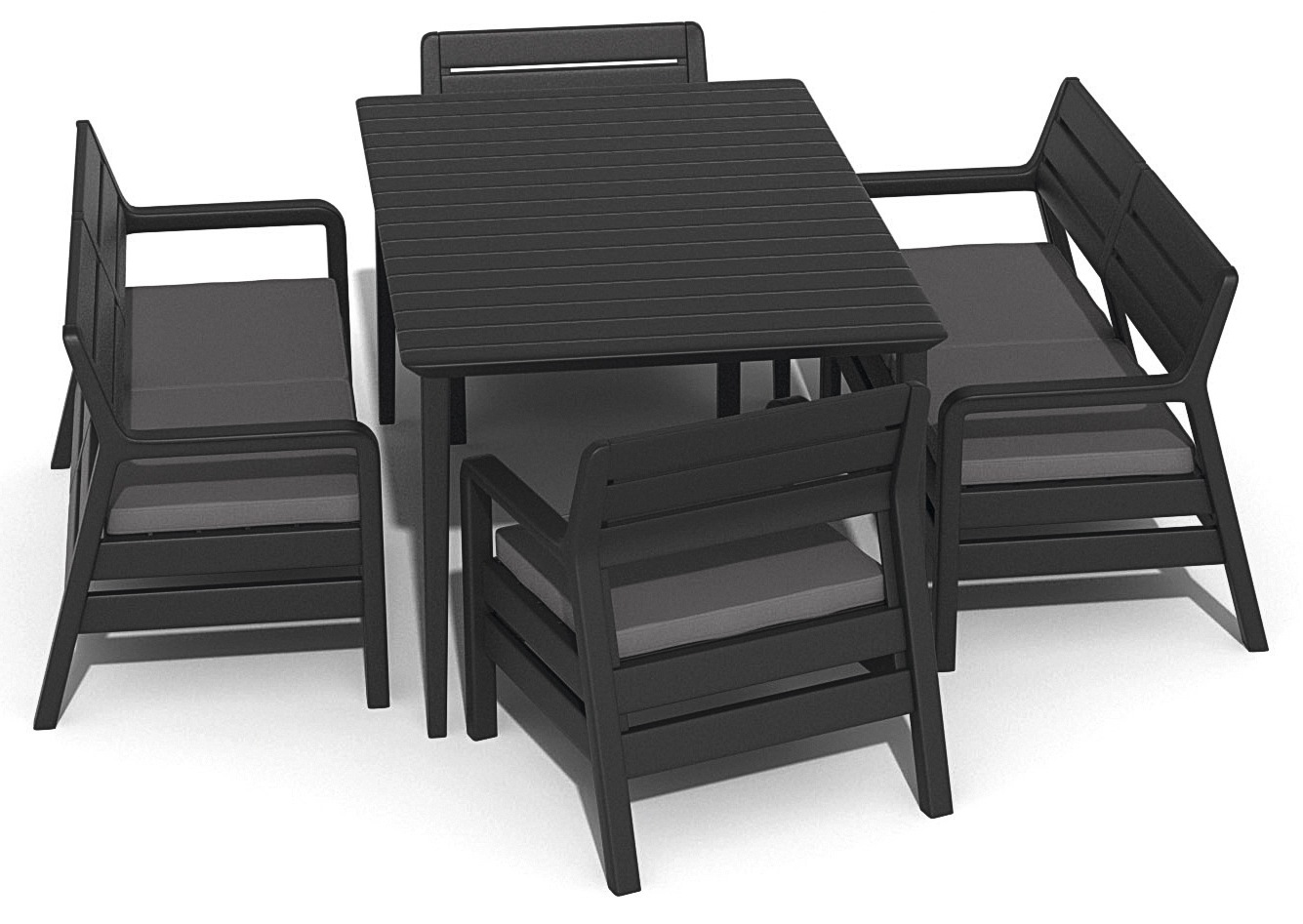 �������� Delano set with Lima table 160 (������)